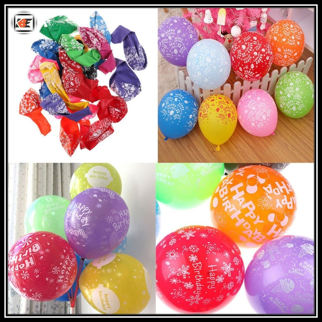 Party Balloons Pack | 100 pcs | Random Colours | Perfect for Birthdays, Events & Celebrations