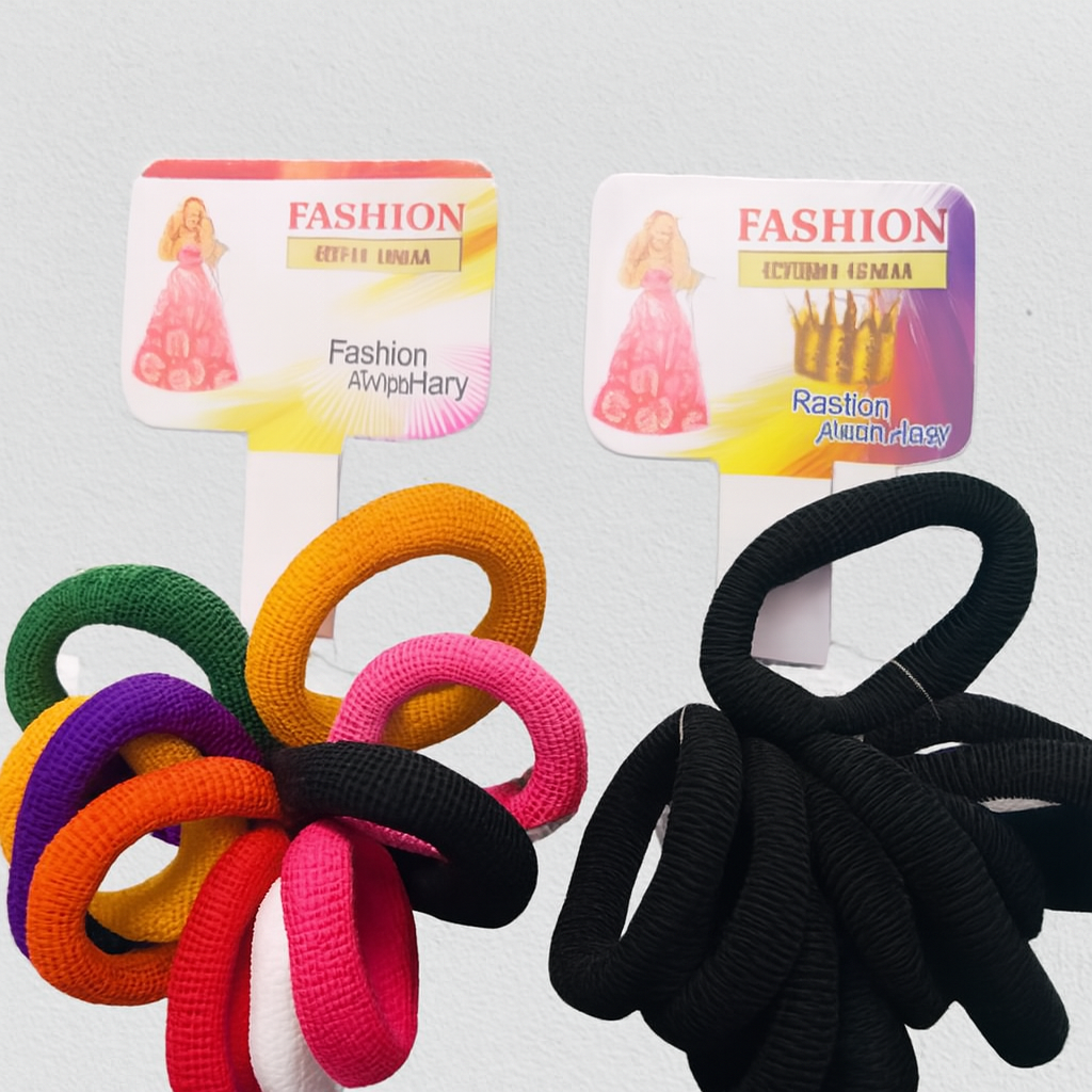 Pack Of 8 Hair Poni Set – Durable And Stylish Hair Bands For Women And Girls – Strong Elastic, Comfortable, And Everyday Use (Multicolor)