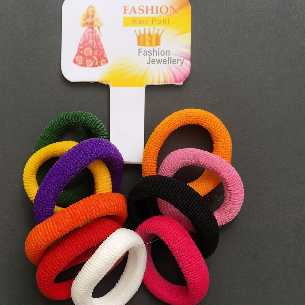 Pack Of 8 Hair Poni Set – Durable And Stylish Hair Bands For Women And Girls – Strong Elastic, Comfortable, And Everyday Use (Multicolor)