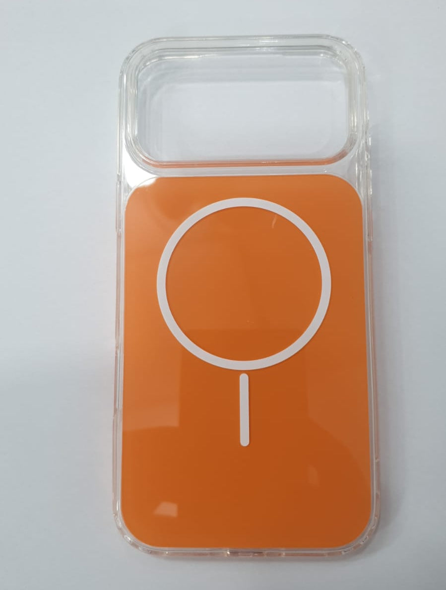17 Pro Max Silicone Jelly Covers Providing Durable Protection With Flexible Design Comfortable Grip - Orange