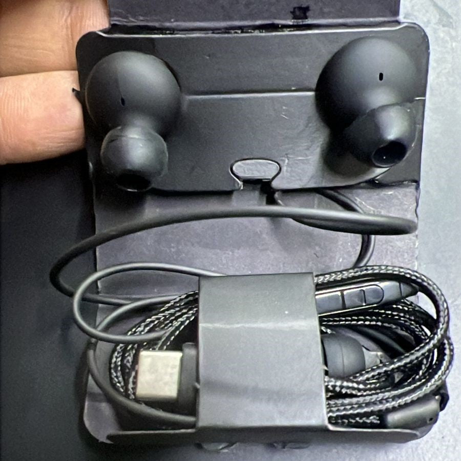 EJK Handsfree USB-C Earphones | Imported Samsung-Style Headphones With Deep Bass | Without Box