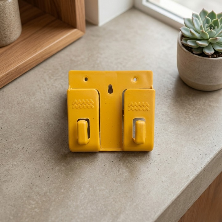 Pack of 10 Wall Mounted Universal Mobile Phone Holders – Space-Saving Charging Stand & Remote Organizer (Random Colors)