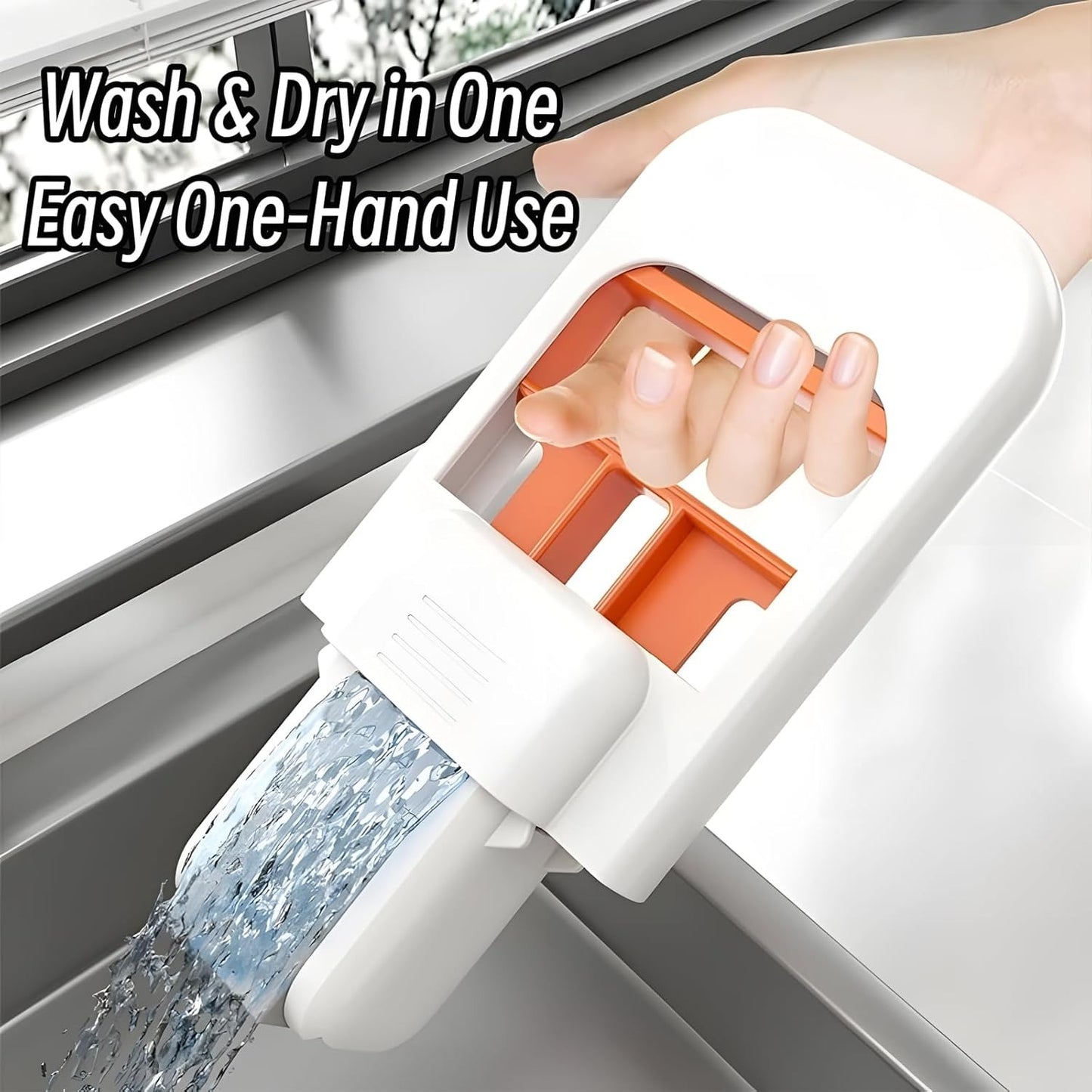 Mini Foldable Desktop Mop – Portable Mini Cleaning Sponge Mop bathroom tiles, and small