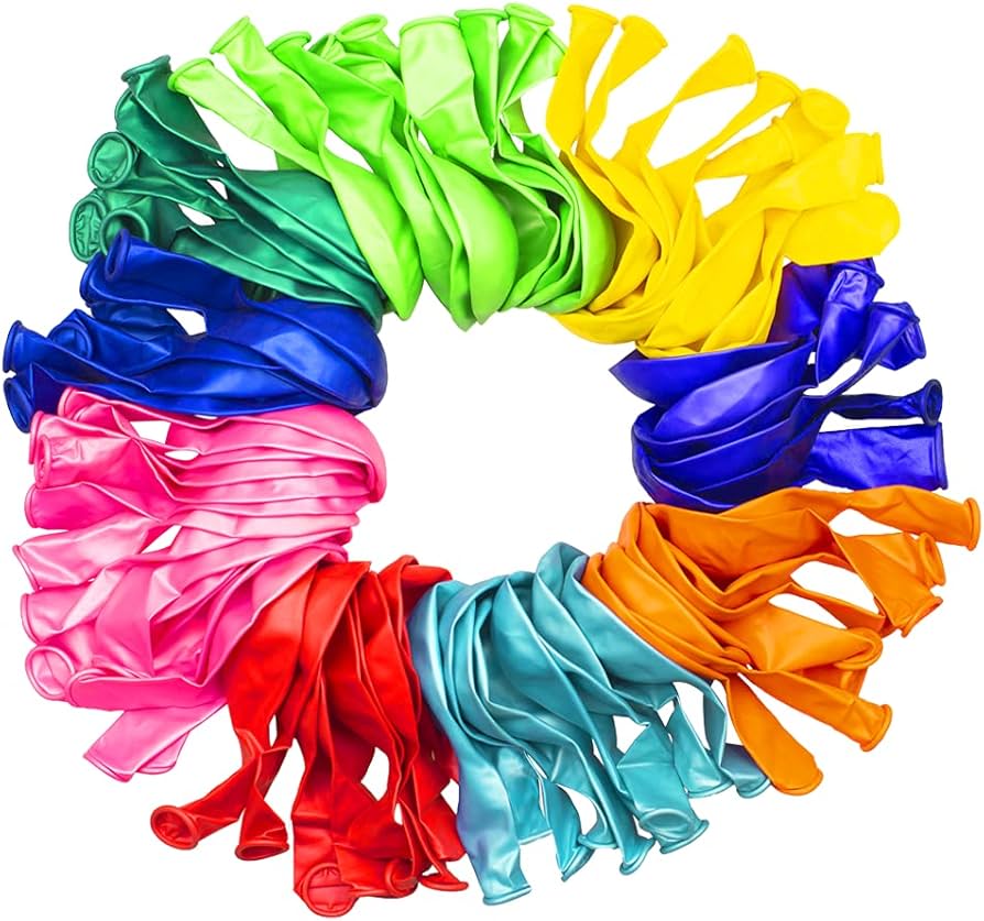 Party Balloons Pack | 100 pcs | Random Colours | Perfect for Birthdays, Events & Celebrations