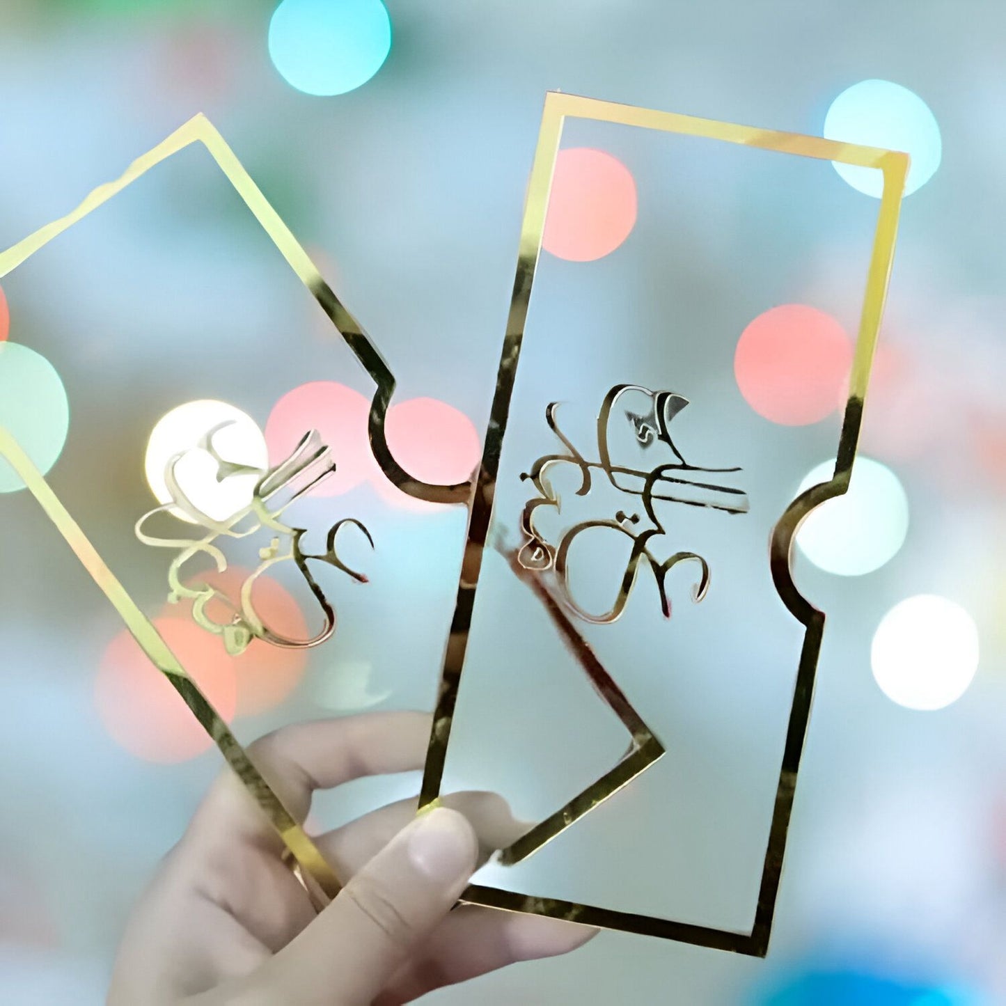 Acrylic Transparent EID Mubarak Eidi Envelope – Elegant Eid Money Holder & Festive Decoration