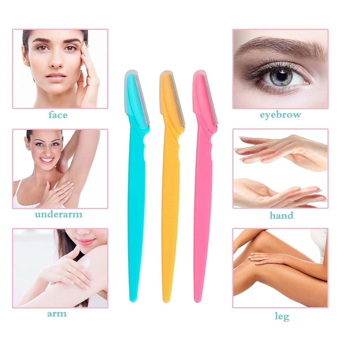 Tinkle Eyebrow Razor, Hair Trimmer Shaver and Tough Up Tool, Facial Razor For Girls