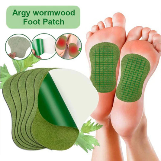 Wormwood Foot Detox Patches – Natural Body Cleansing Pads for Stress Relief, Fatigue Recovery & Better Sleep