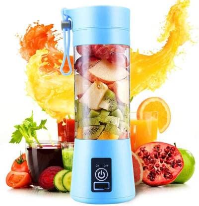 Portable Mini 6 blade Juicer blender | Outdoor Juicing Cup (380ml) - Rechargeable [random]