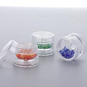 Transparent Co Joined Round Jewelry Makeup Storage Box Container | Bracelet, Earring Round Plastic Organizer